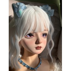 (WDollA)High Quality Handmade Cheap Female/Girl Resin Half Head Special Makeup Cosplay Japanese Animego BJD Kigurumi Doll Mask